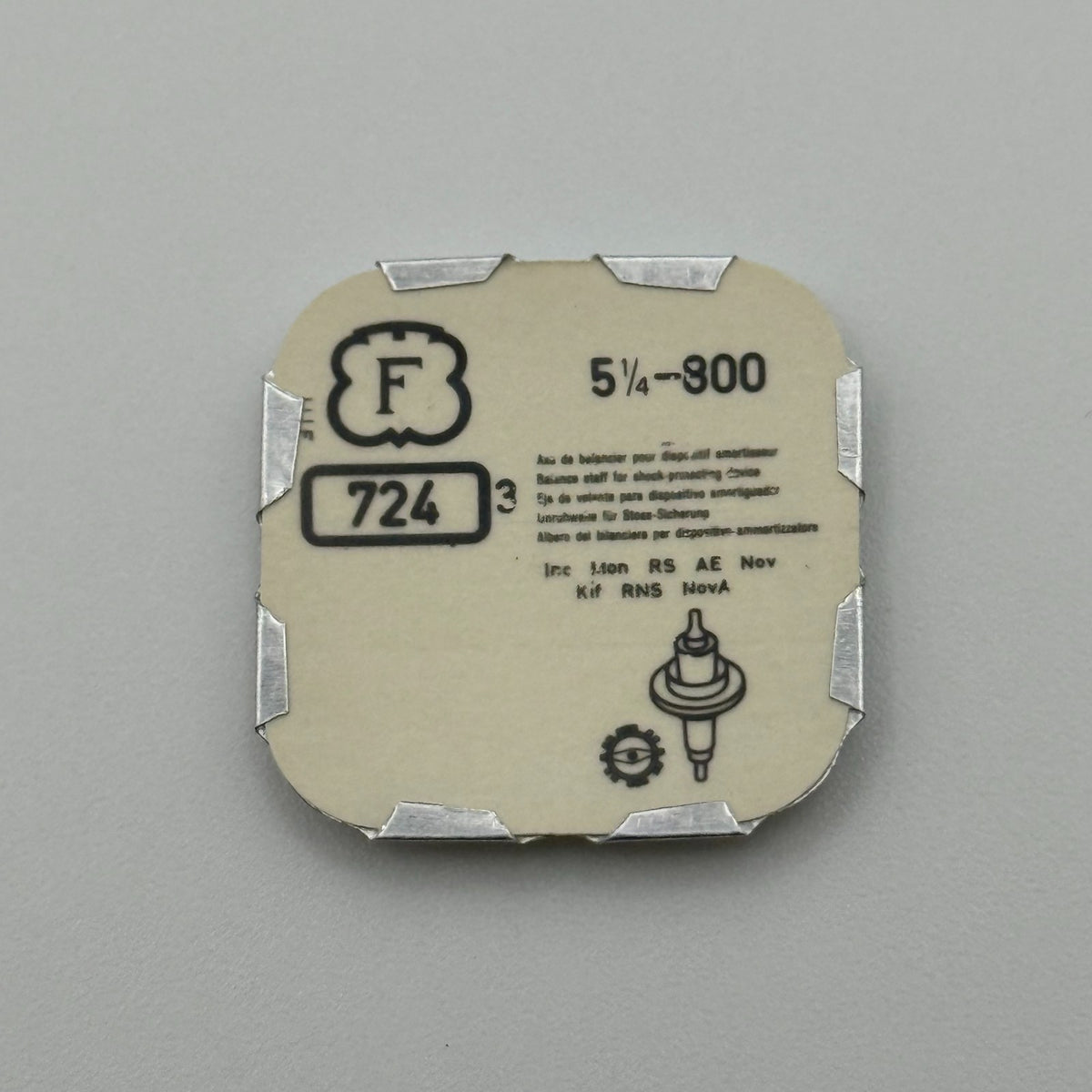 Felsa 800 Balance Staff Pack Of 3 - 5 1/4 - 724 - New Old Stock - Watch Parts