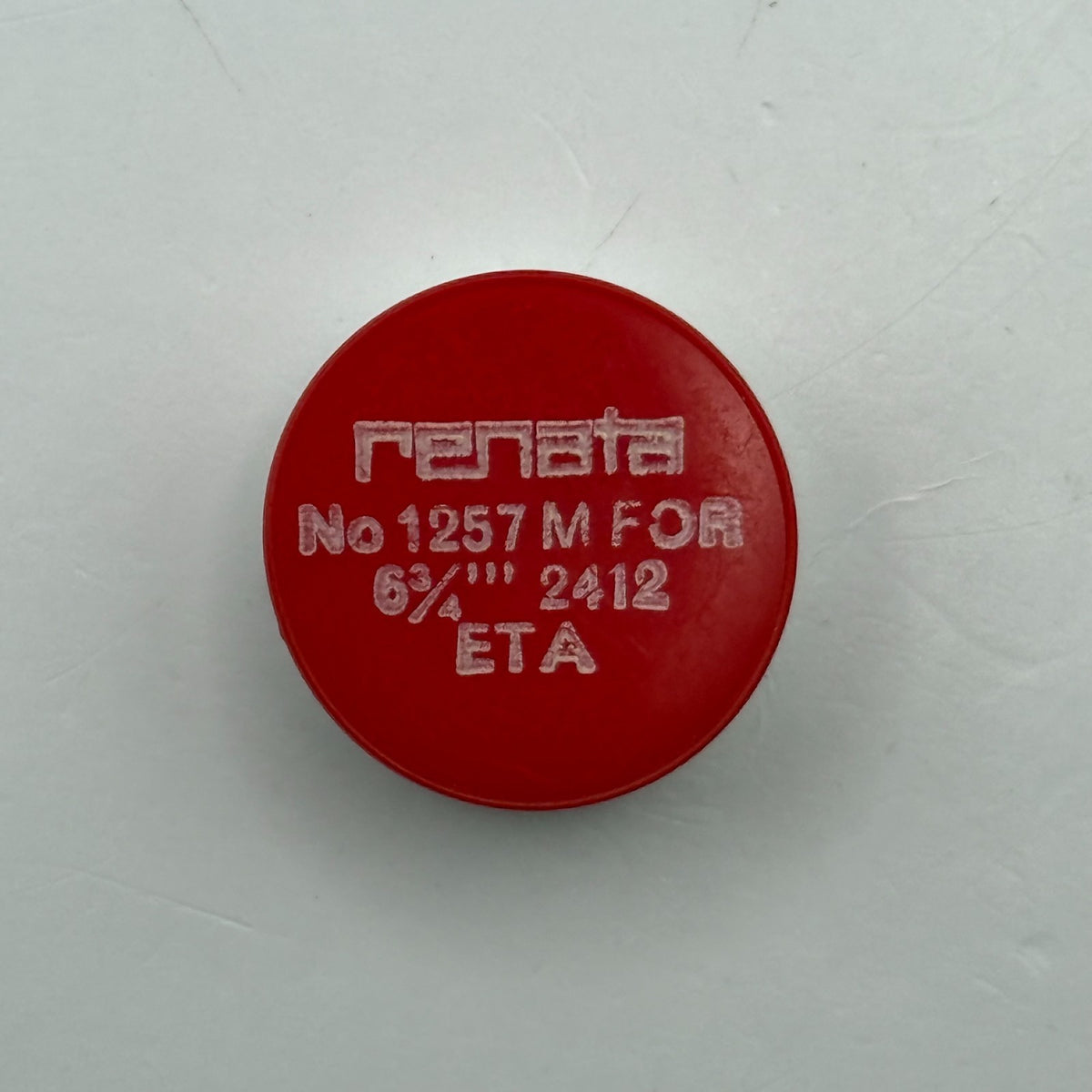 ETA 2412 Balance Wheel Complete And Spring 6¾’’’  1257 Watch Movement Parts NOS