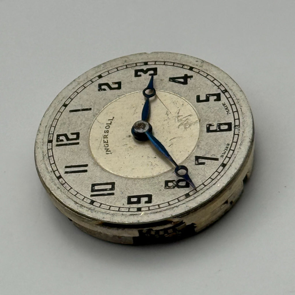 Ingersoll Watch Movement - 7 Jewels - For Parts / Repair - 23.4mm
