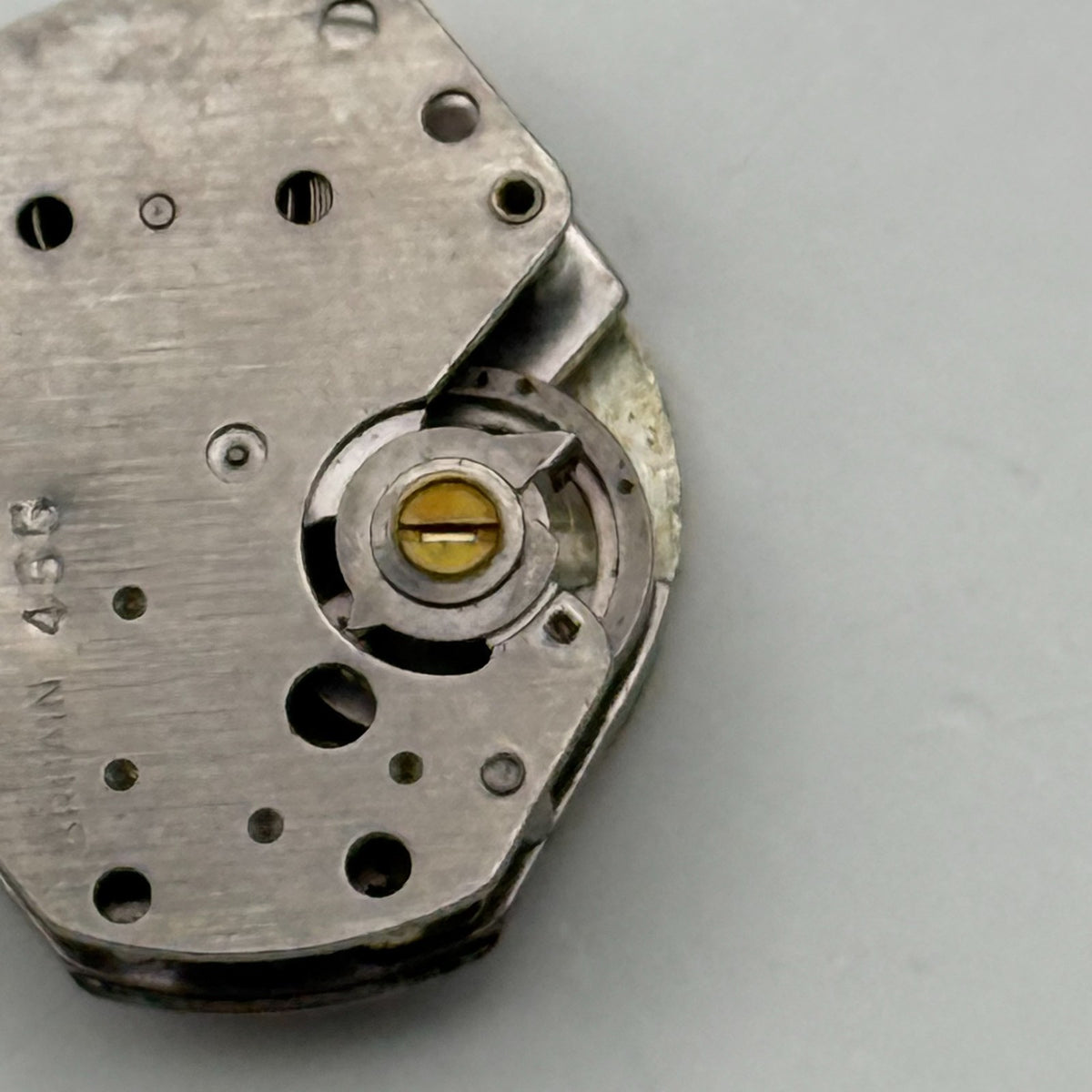 Timex 456 Watch Movement Great Britain Vintage Manual Wind Parts Repair 18mm