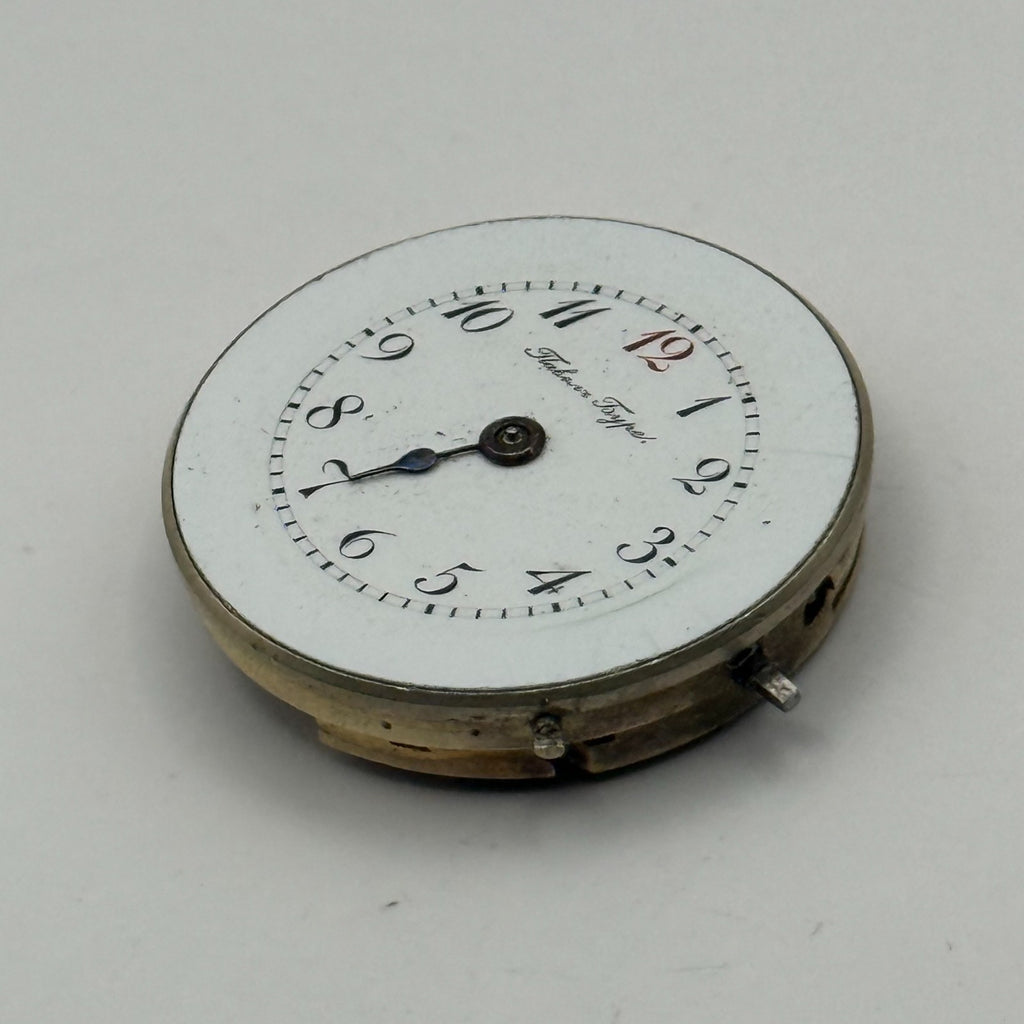 Habert Hype Pin Set Watch Movement Antique Red 12 Manual Wind Parts 25.1mm