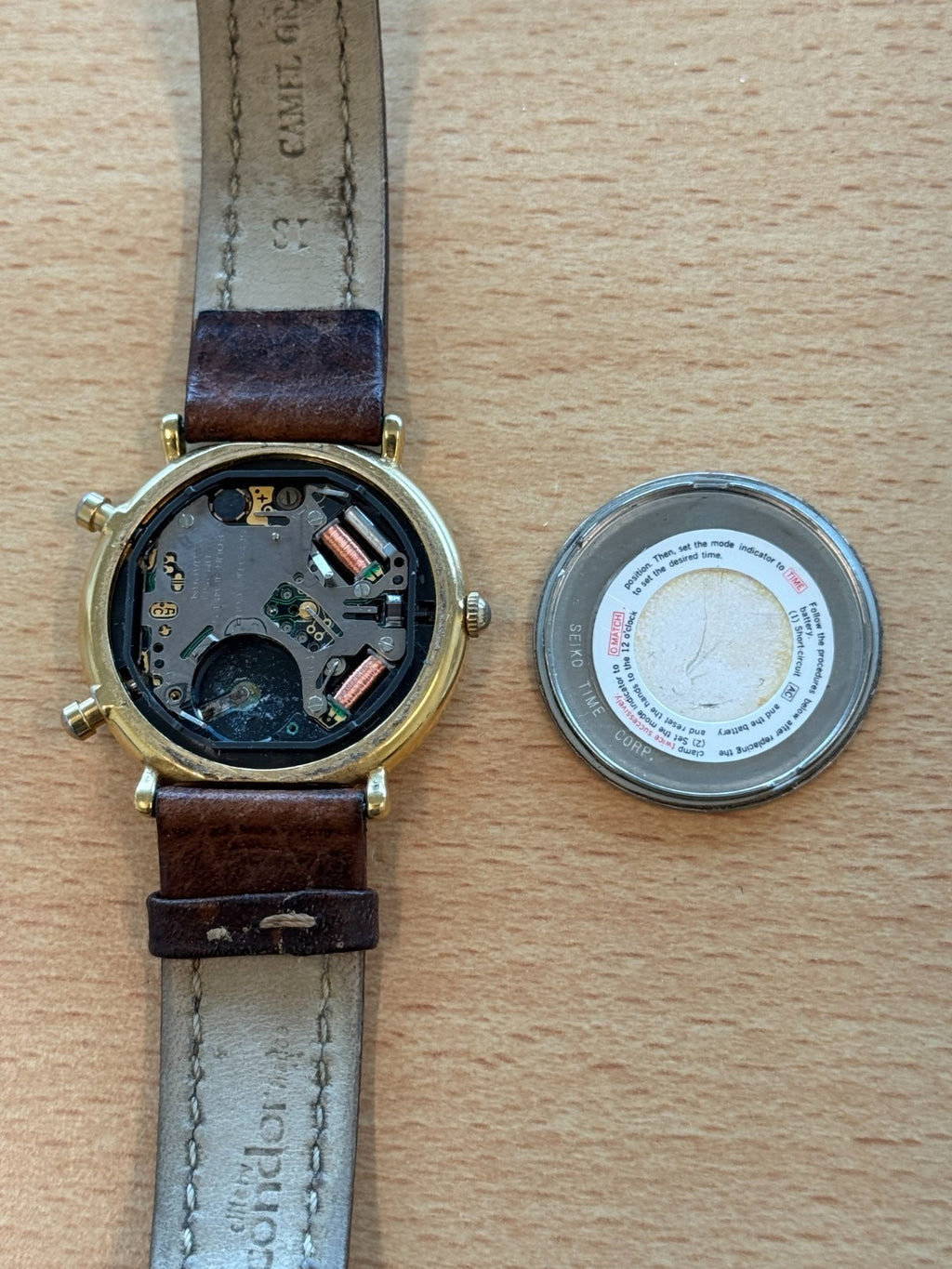 Seiko 8M25-6000 Dancing Hands Watch - Quartz Chronograph - Spares/Repairs