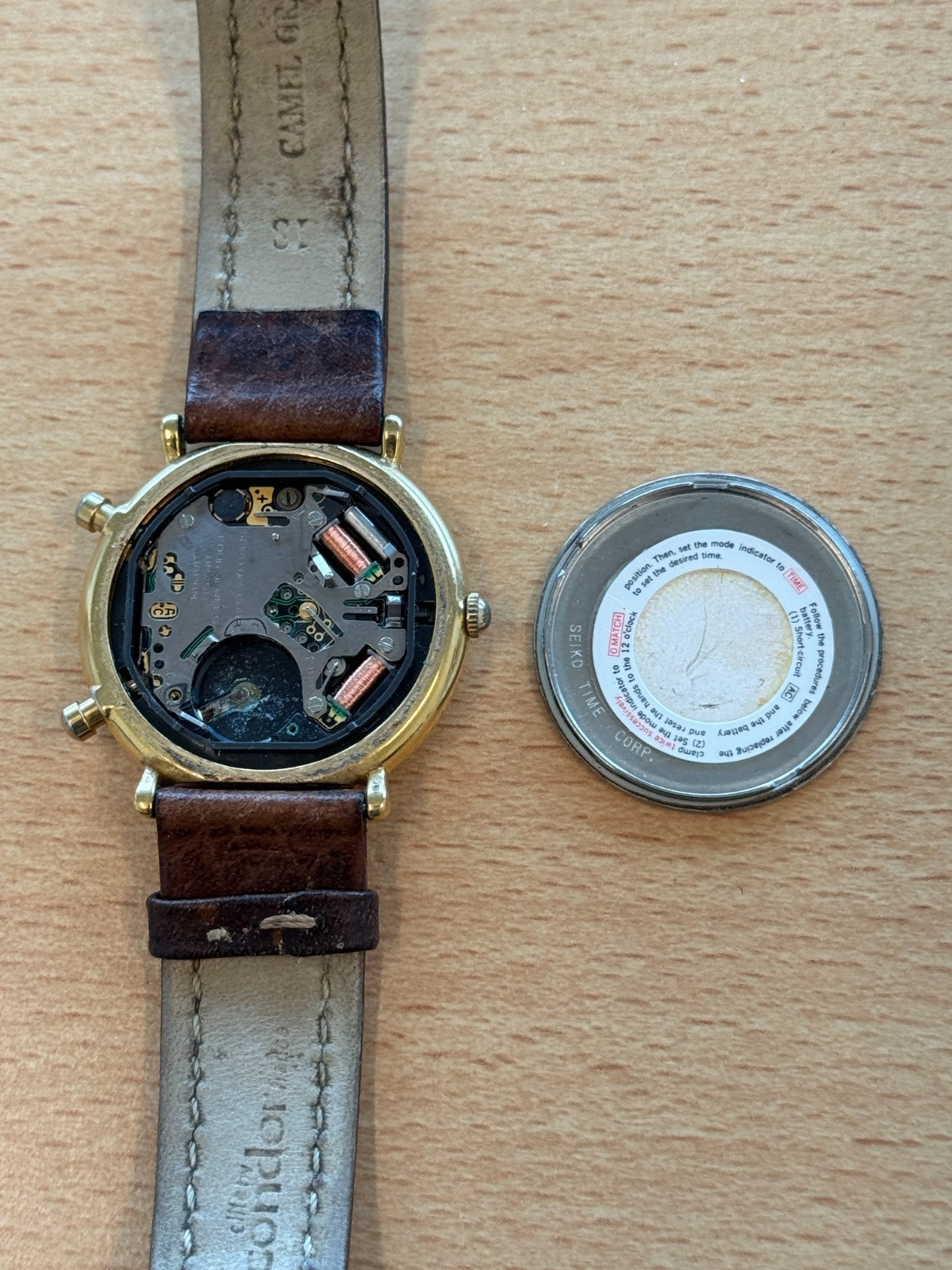 Seiko 8M25-6000 Dancing Hands Watch - Quartz Chronograph - Spares/Repairs