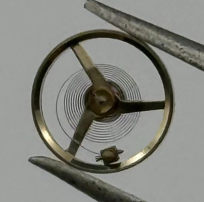 Tissot 2400 2401 Balance Wheel Complete And Spring 6¾’’’ 1847 Watch Movement NOS