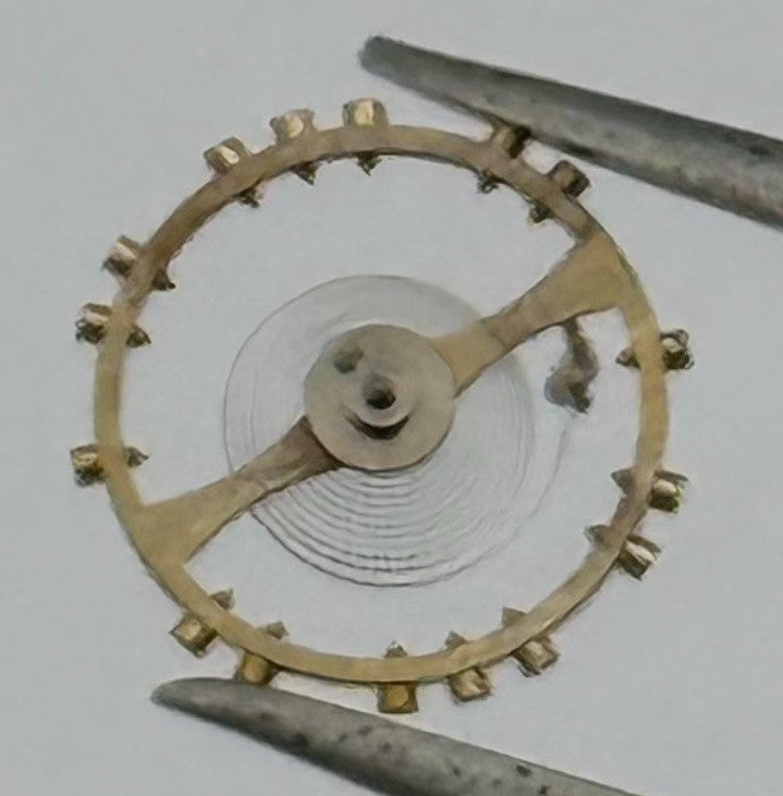 MST 340 Balance Wheel Complete And Spring 6¾’’’  574 Watch Movement Parts NOS