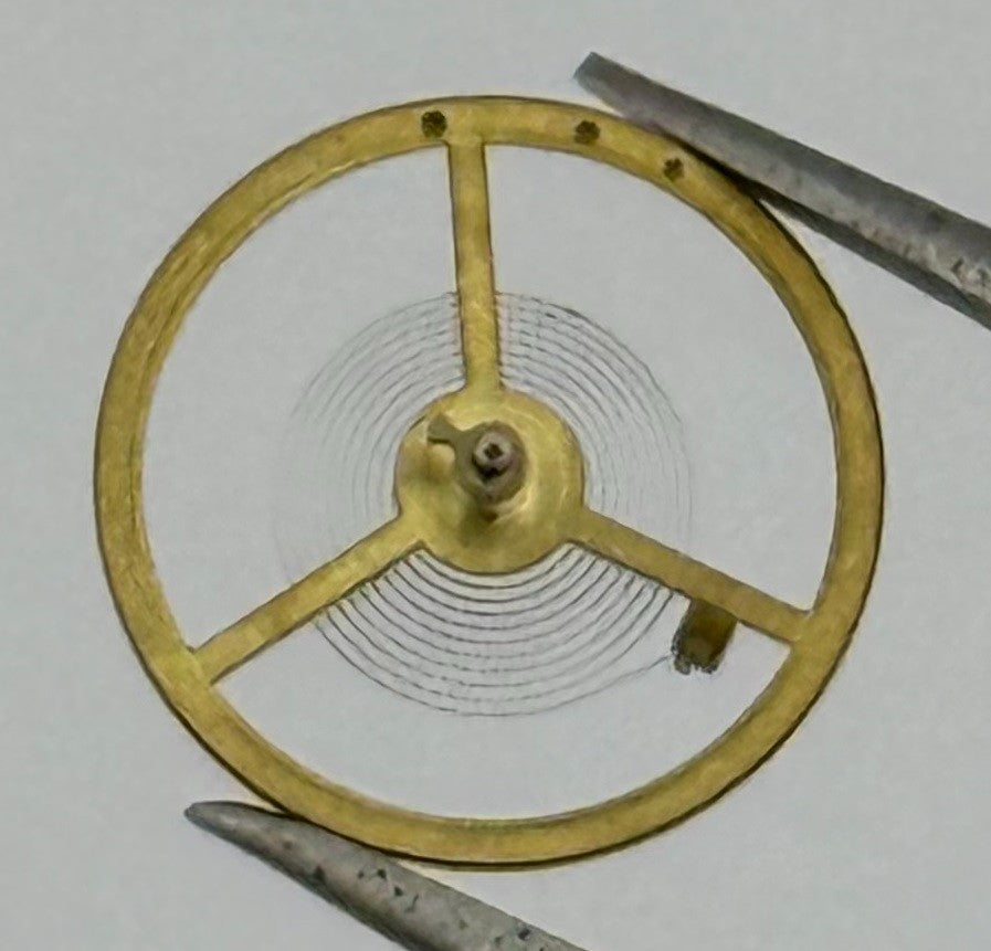 BFG 582/21 Balance Wheel Complete And Spring 13½''' 1840 Watch Movement NOS