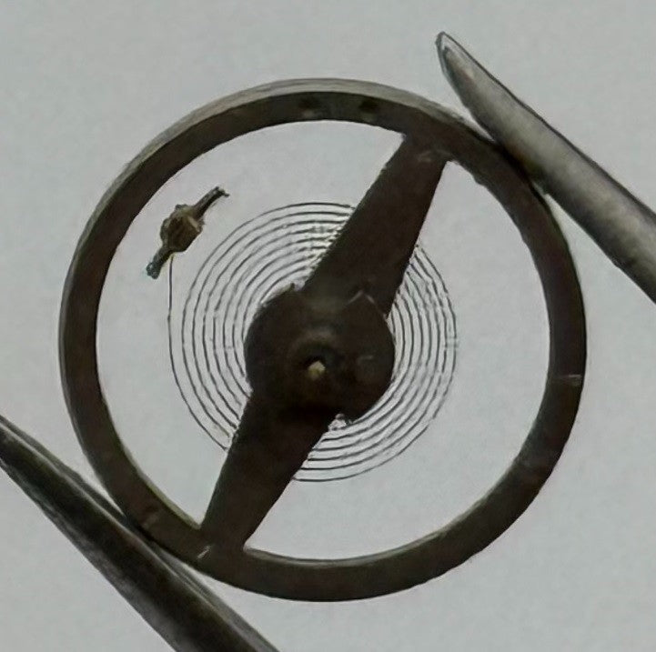 Oris 380 Balance Wheel Complete And Spring 6¾ x 8’’’ 398 M Watch Movement Parts