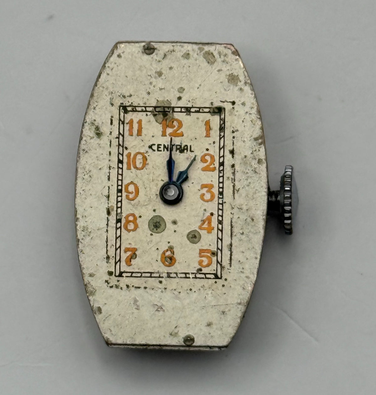 Kelton Model AL 10 Watch Movement Central Timex M10 Swiss 7 Jewels Parts 16.2mm