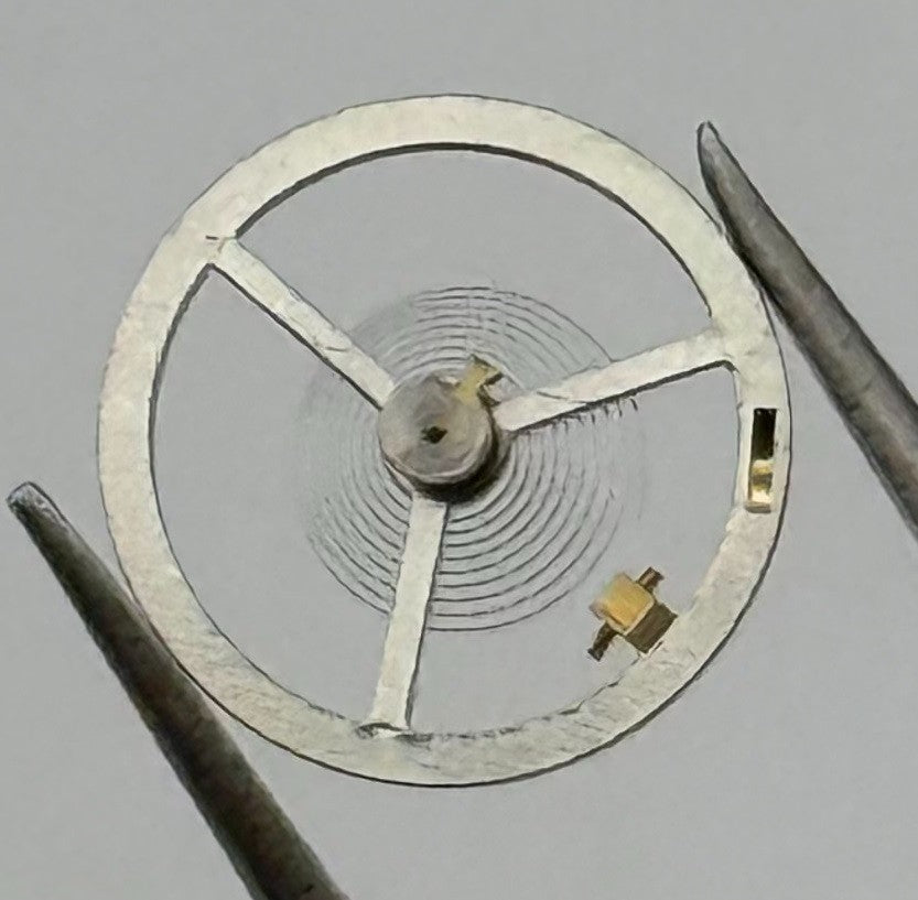 Brac 300 Balance Wheel Complete And Spring 10½’’’ 5137 Watch Movement Parts NOS