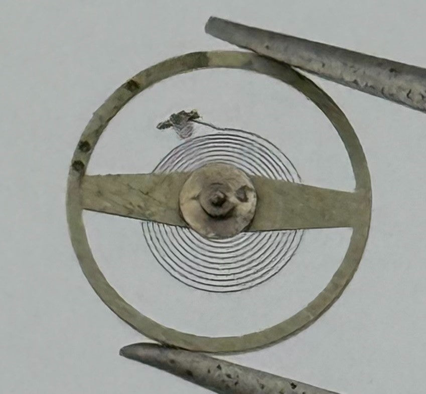 ST 69 Balance Wheel Complete And Spring 6¾x8’’’ Ronda 4848 Watch Movement Parts