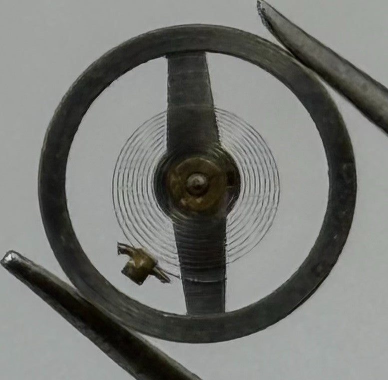 BFG 910 PL Balance Wheel Complete And Spring Renata 825 Watch Movement Parts NOS