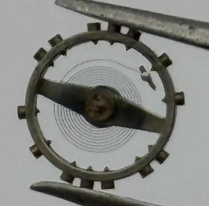 AS 976 1012 Balance Wheel Complete And Spring 29 M Watch Movement Parts NOS