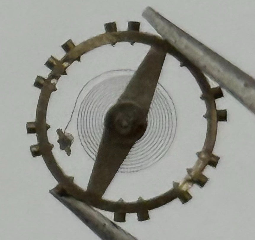 AS 1240 Balance Wheel Complete And Spring 8¾’’’ Renata 49 M Watch Movement Parts