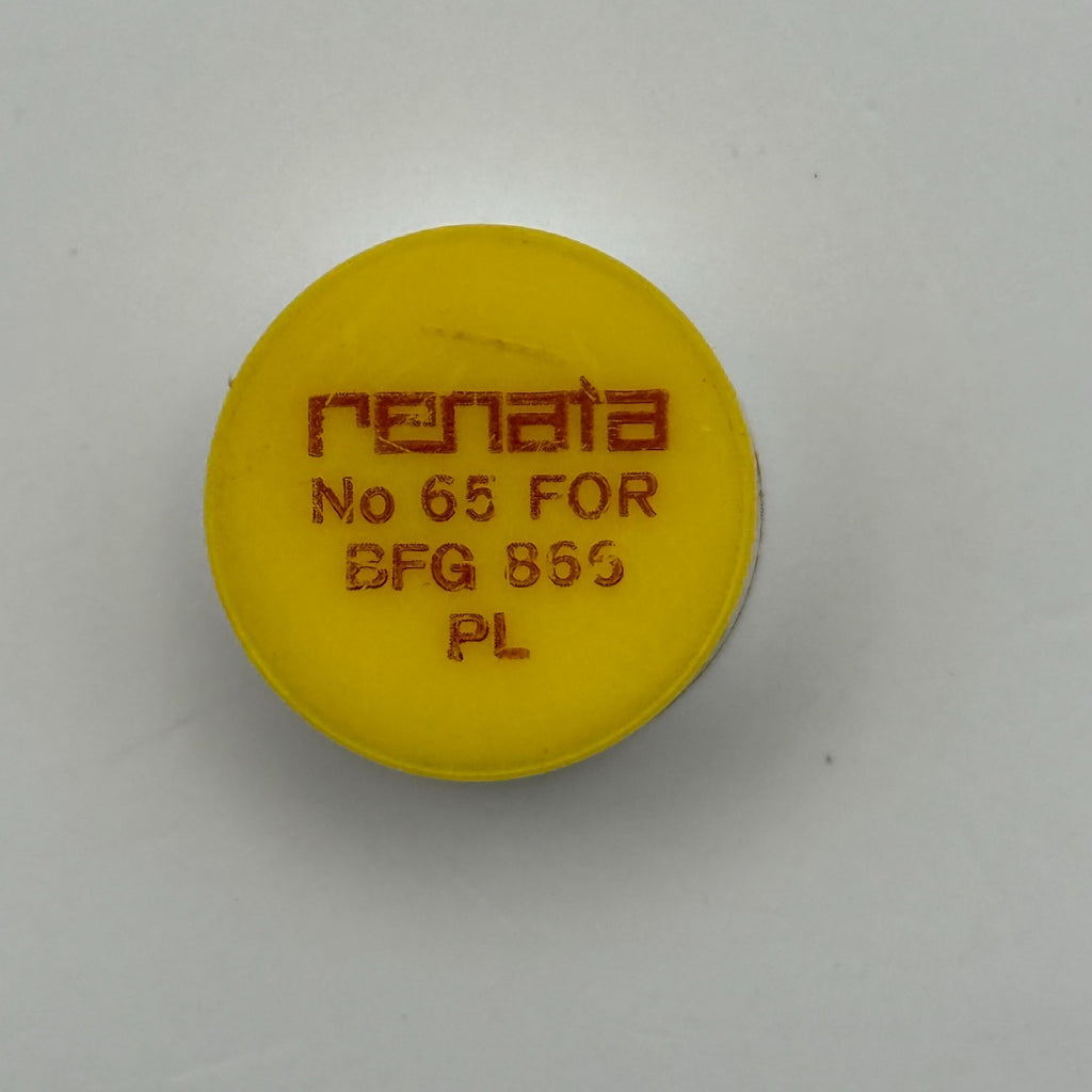 BFG 866 Balance Wheel Complete And Spring Renata 65 Watch Movement Parts NOS