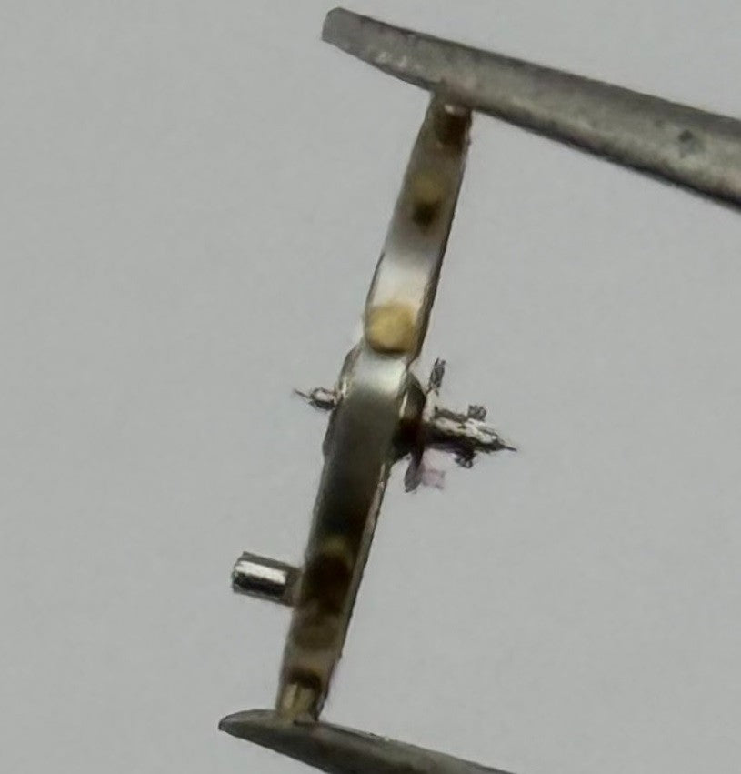Tissot 217 Balance Wheel Complete And Spring Watch Movement Parts NOS