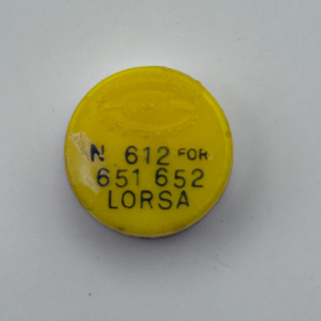 Lorsa 651 652 Balance Wheel Complete And Spring 612 Watch Movement Parts NOS