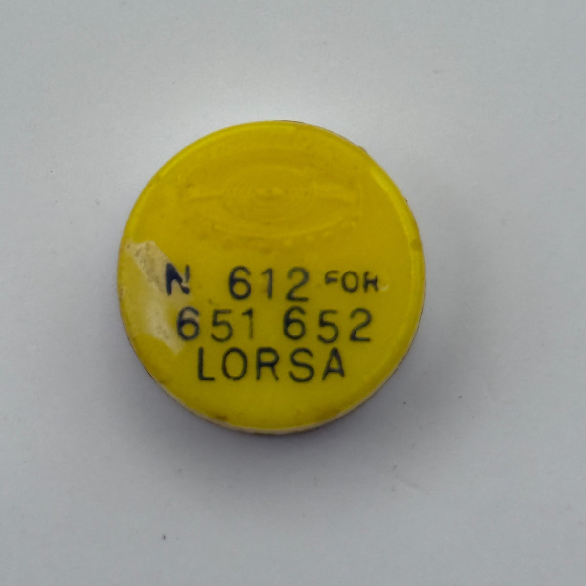 Lorsa 651 652 Balance Wheel Complete And Spring 612 Watch Movement Parts NOS