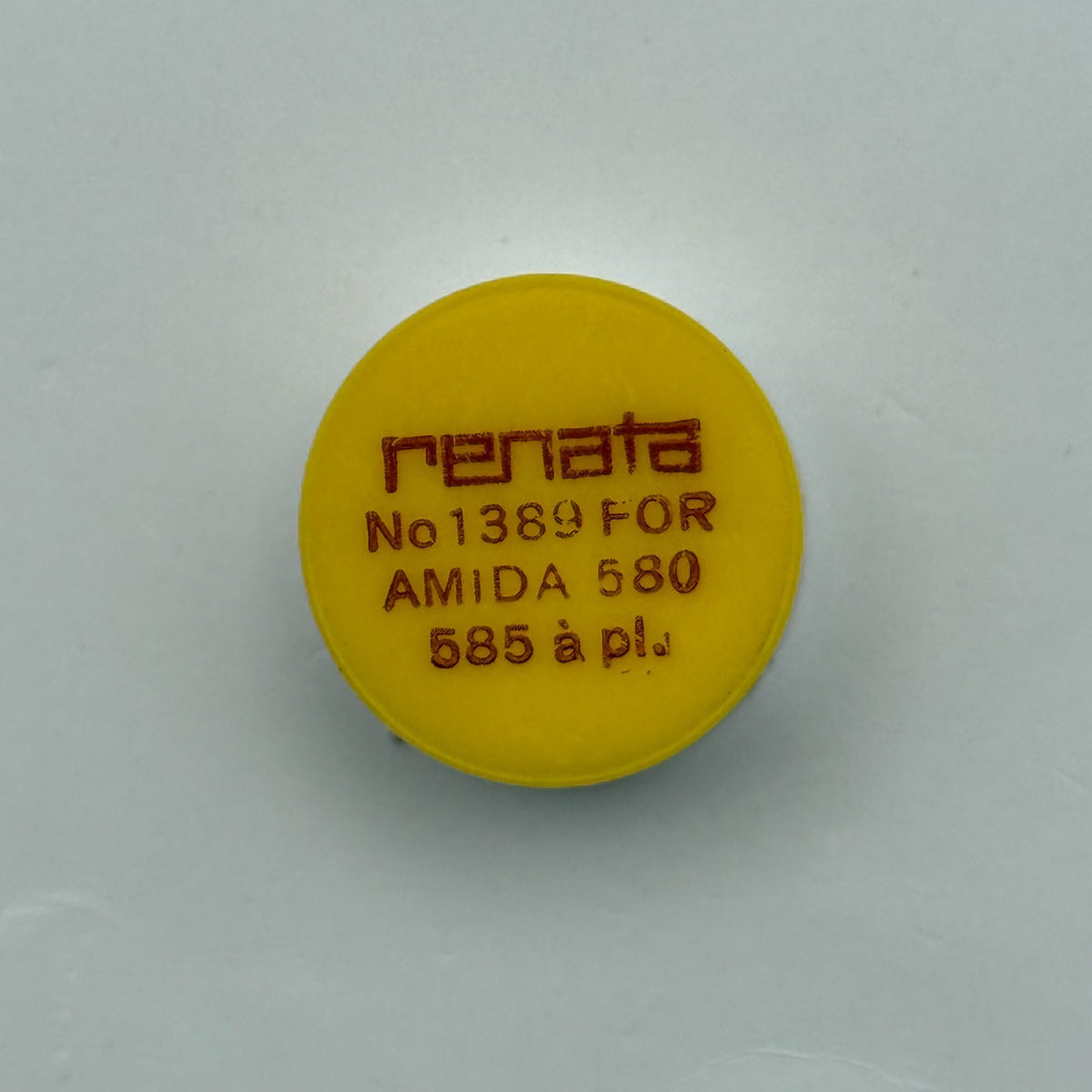 Amida 580 585 Balance Wheel Complete And Spring 1389 Watch Movement Parts NOS