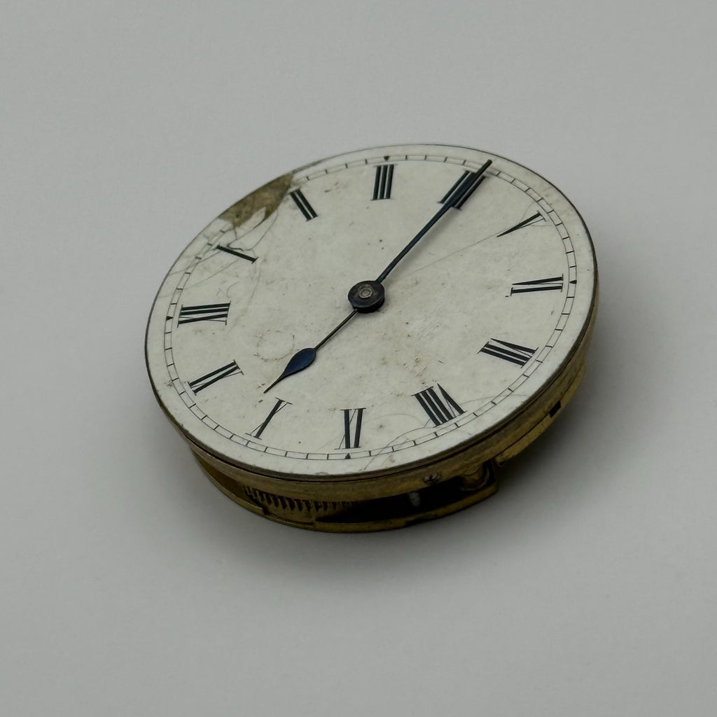 Pocket Watch Movement - Unidentified - Parts / Repair 30.4mm