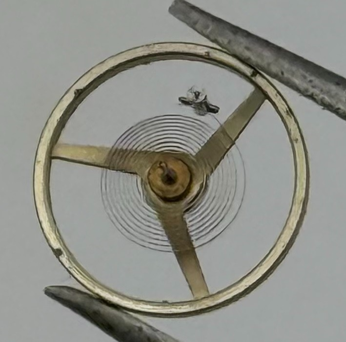 Felsa 4062 Balance Wheel Complete And Spring Renata 1245 M Watch Movement Parts