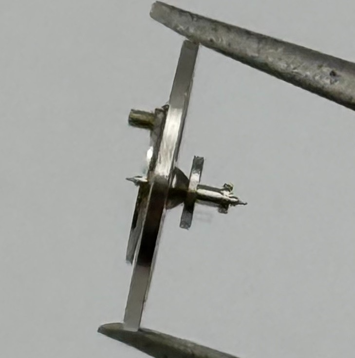 Ebosa 52 Balance Wheel Complete And Spring 5¼''' Renata 130 Watch Movement Parts