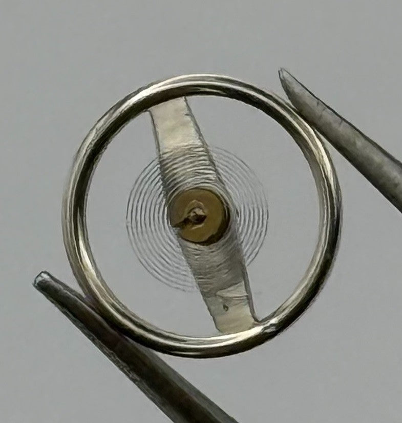 RL 9013 Balance Wheel Complete And Spring Ronda Watch Movement Parts Vintage NOS