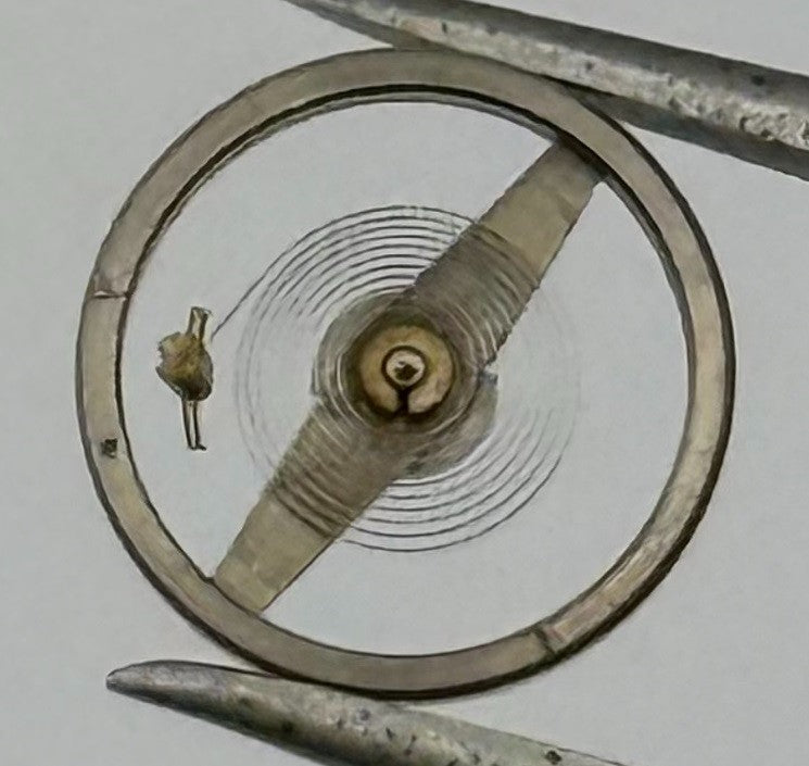 Oris 380 Balance Wheel Complete And Spring 6¾ x 8’’’ 398 M Watch Movement Parts