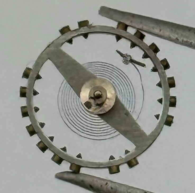 AS 1051 Balance Wheel Complete And Spring 5¼’’’ Progress Watch Movement Parts