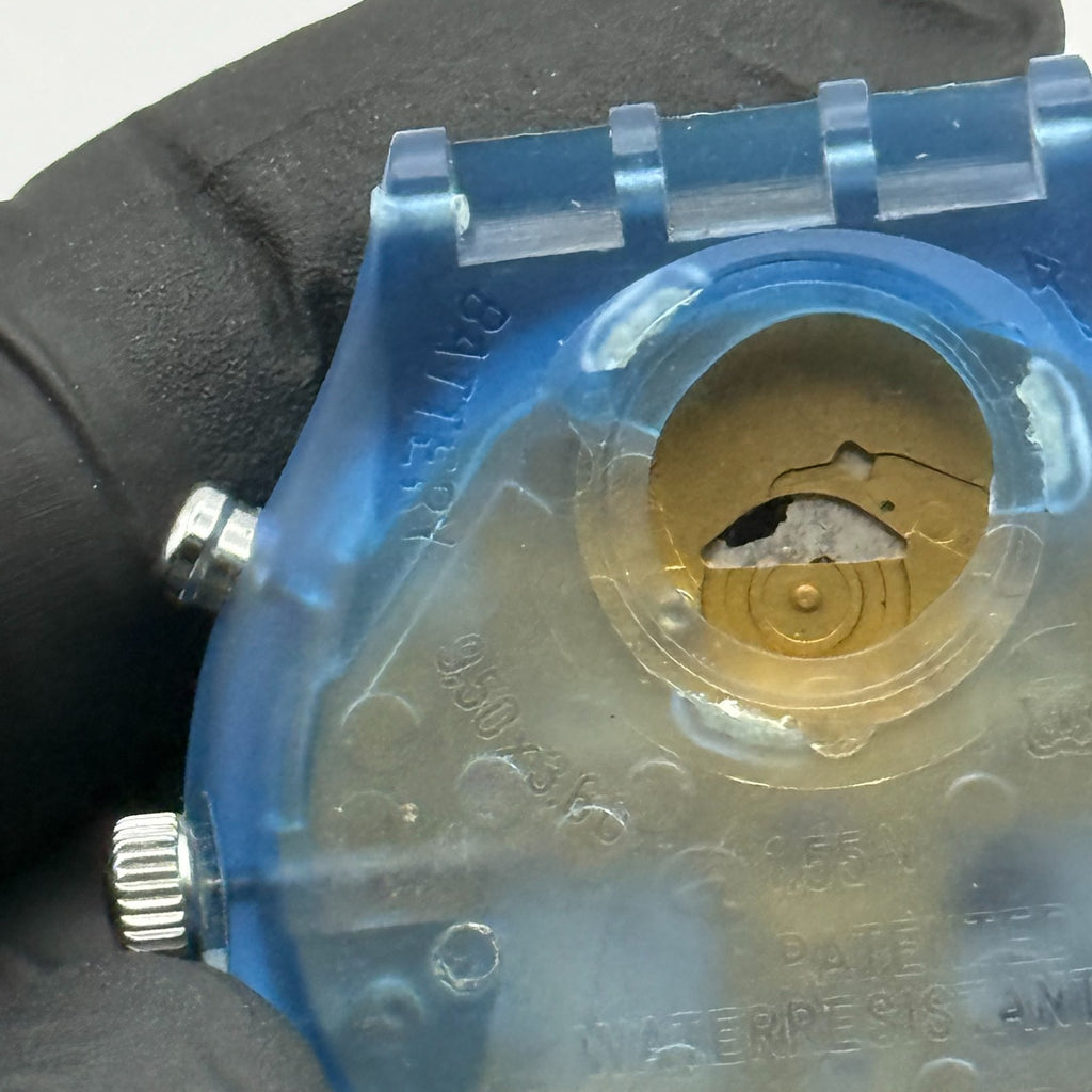 Vintage Swatch Chrono Watch SCN103 JFK 1991 ETA Quartz Swiss 40mm Parts Repair