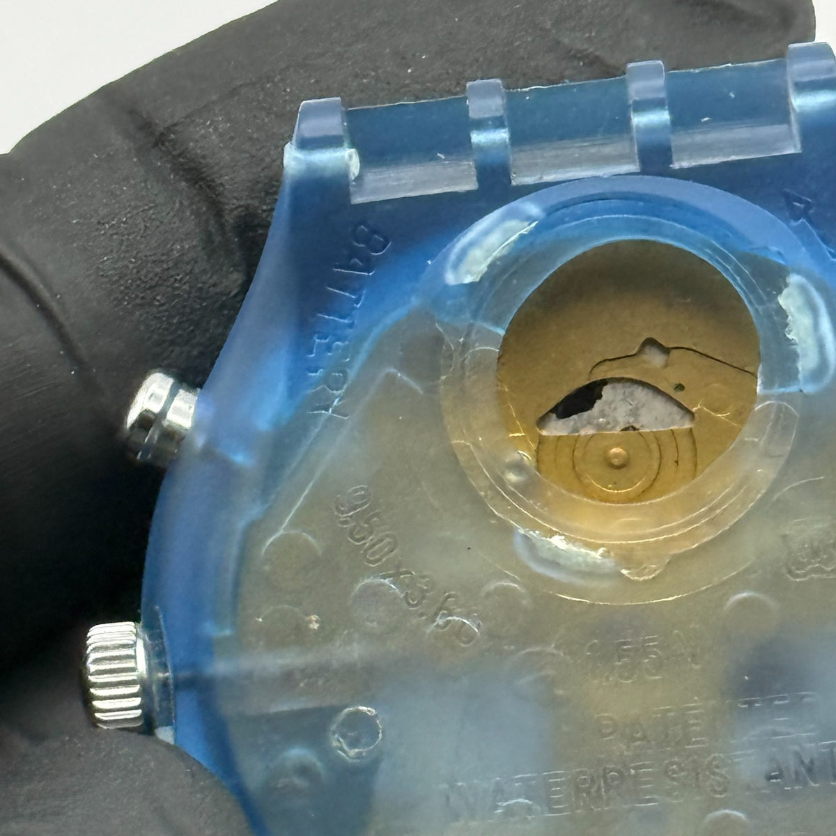 Vintage Swatch Chrono Watch SCN103 JFK 1991 ETA Quartz Swiss 40mm Parts Repair