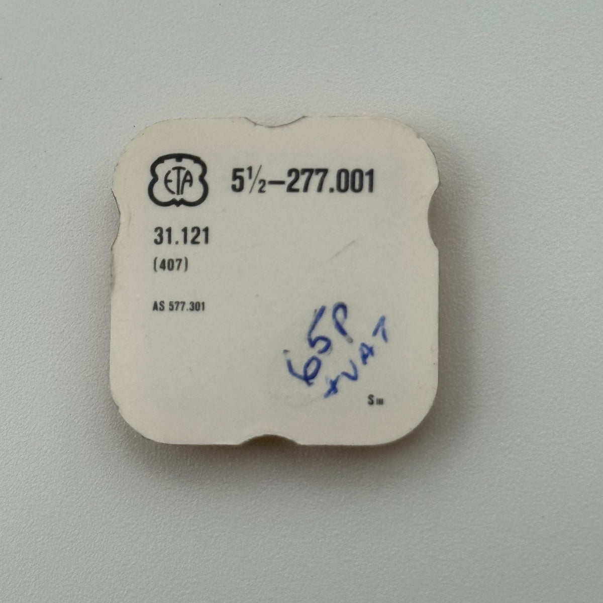ETA 227.001 Clutch Wheel - 5 1/2 - 407 - New Old Stock - Watch Parts