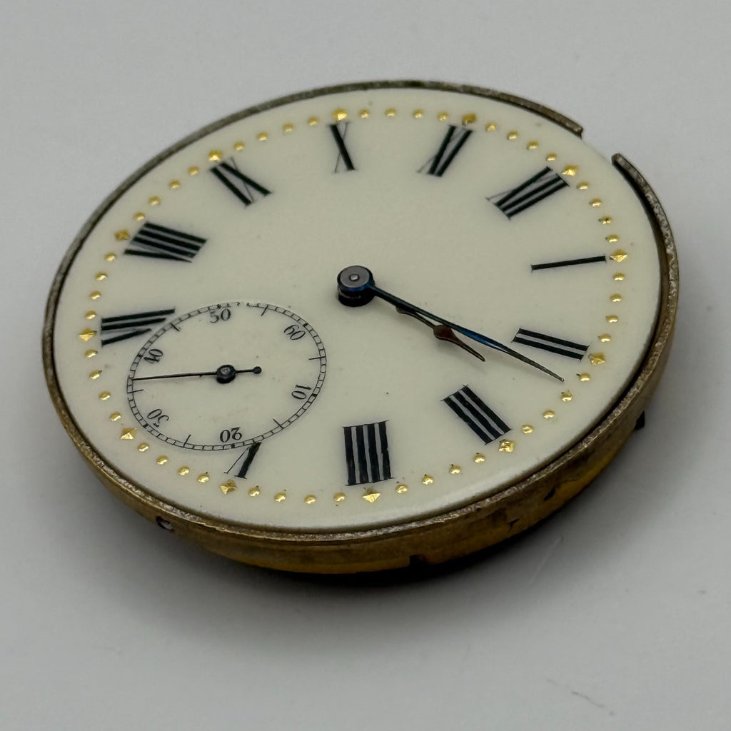 High Grade Pocket Watch Movement Running Hunter Antique Parts 36.2mm