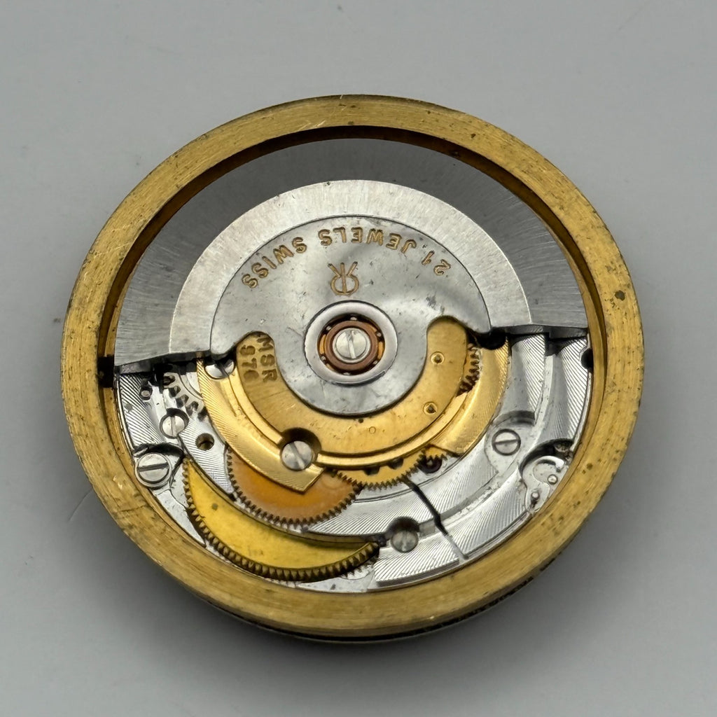 MSR S76-28 Watch Movement - Garrard Date Automatic - For Parts / Repair - 30.6mm