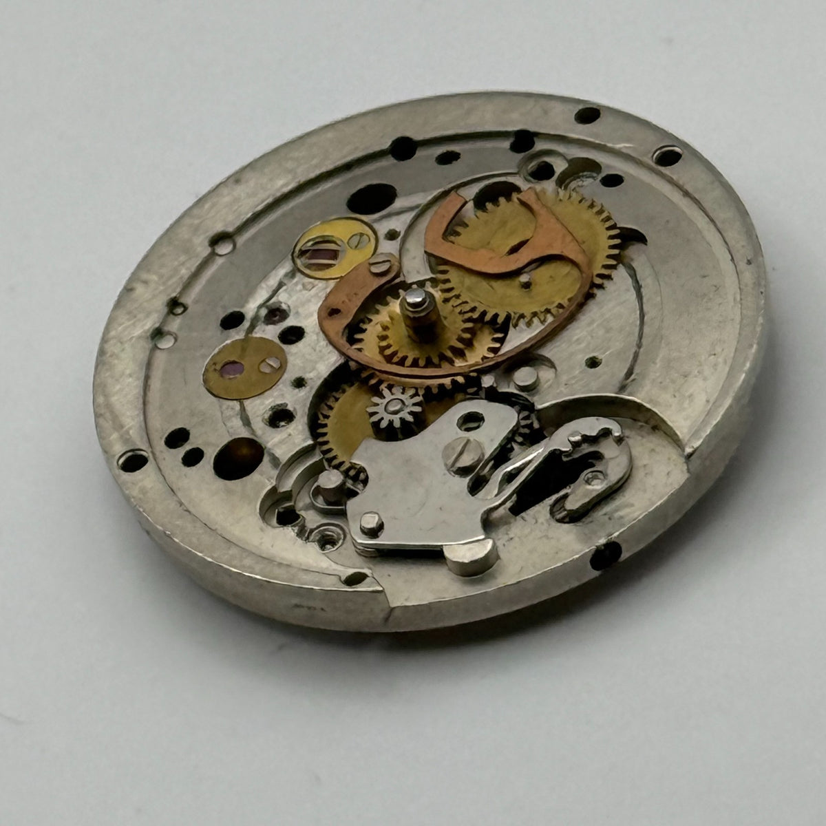 Jeambrun P32G Watch Movement Winton Swiss 17 Jewels Manual Wind Parts 25.7mm