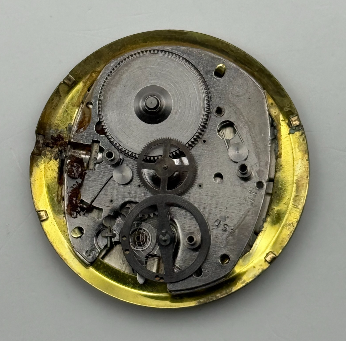 Timex 450 Watch Movement 1976 Dial Great Britain Vintage Parts Repair 20.7mm