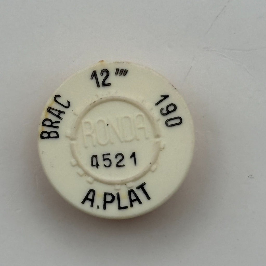 Brac 190 Balance Wheel Complete And Spring 12’’’ 4521 Watch Movement Parts NOS