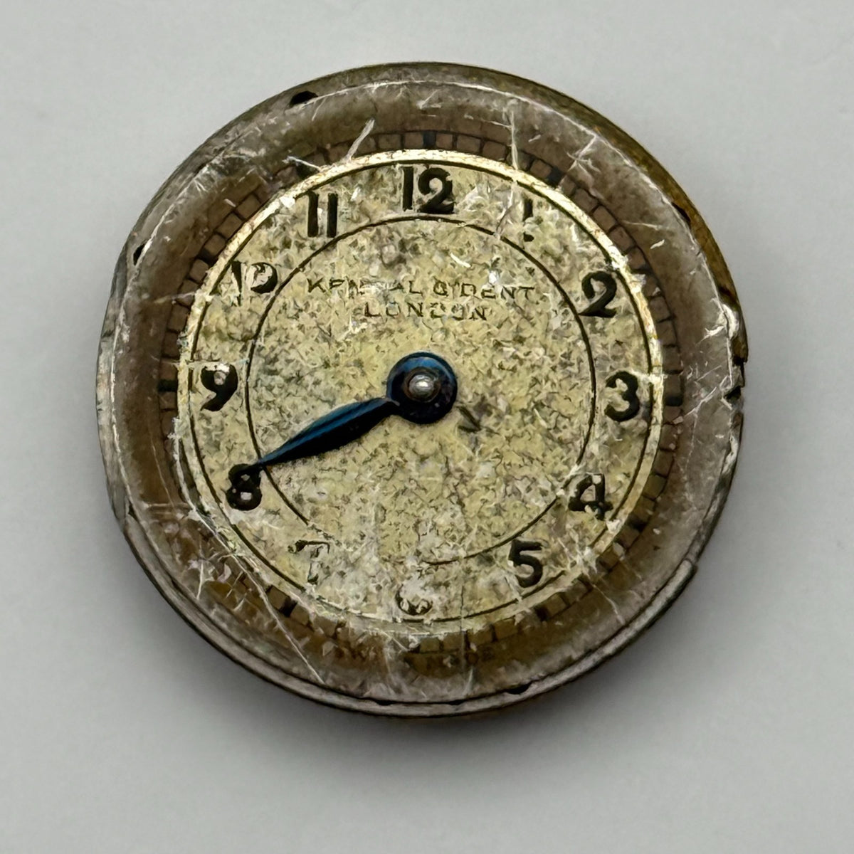 Unidentified Watch Movement Kendal & Dent London Manual Wind Parts Repair 19.5mm