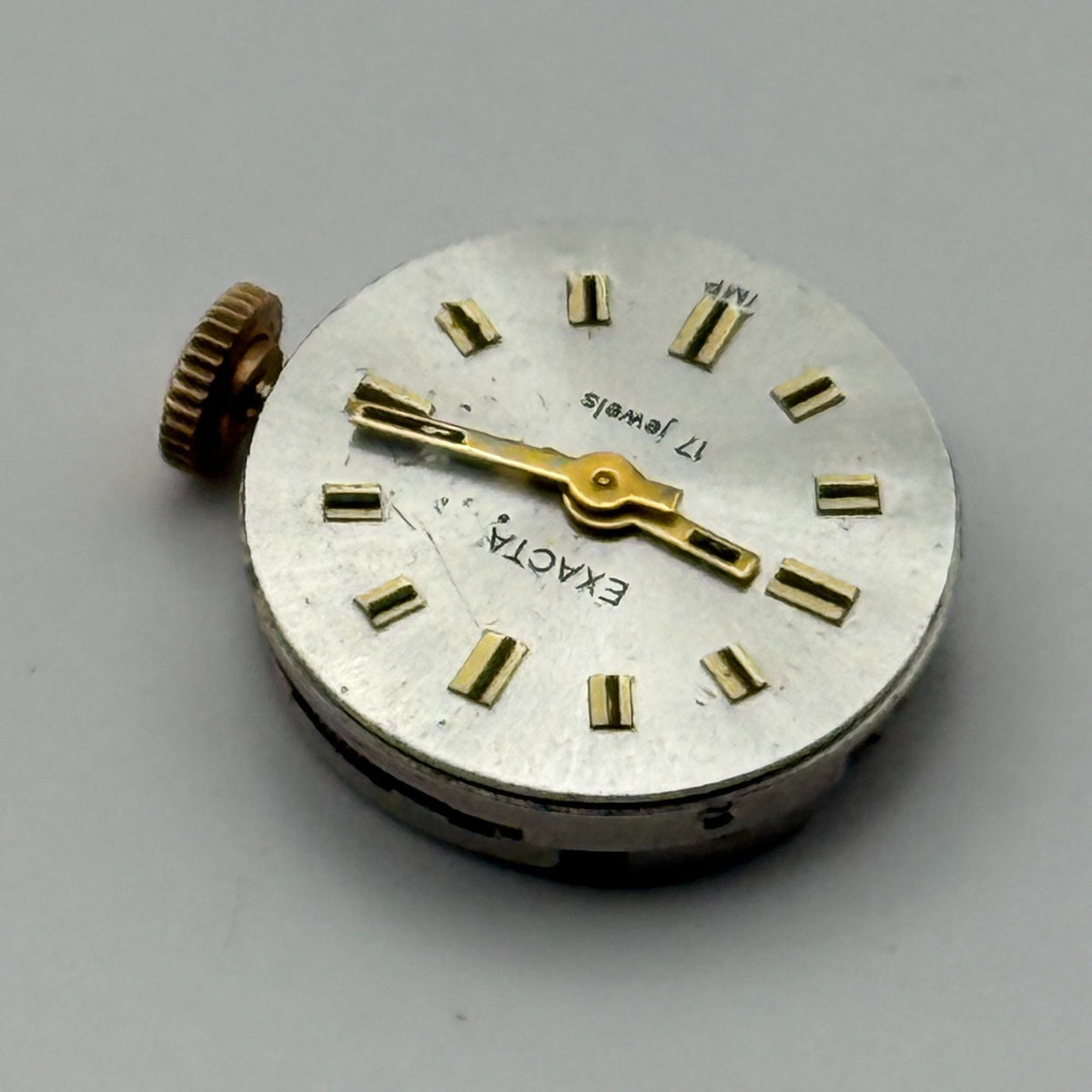 Exacta IMP Soviet Watch Movement 17 Jewels Vintage Parts Repair 15.9mm