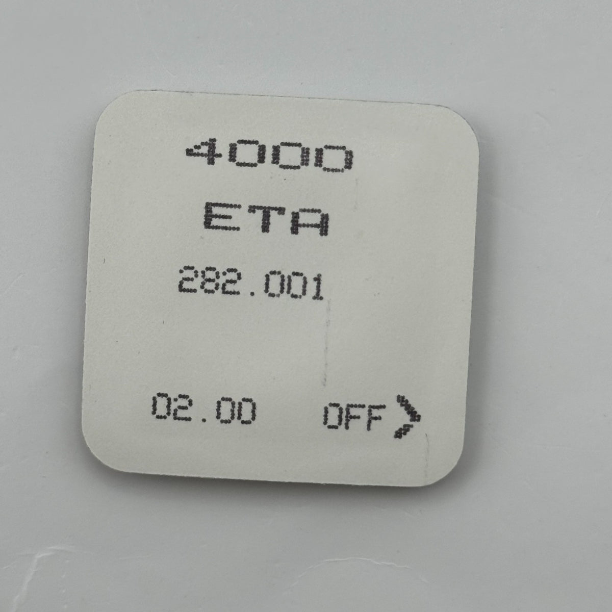 ETA 282.001 Circuit Part - New Old Stock - Vintage Watch Movement Parts