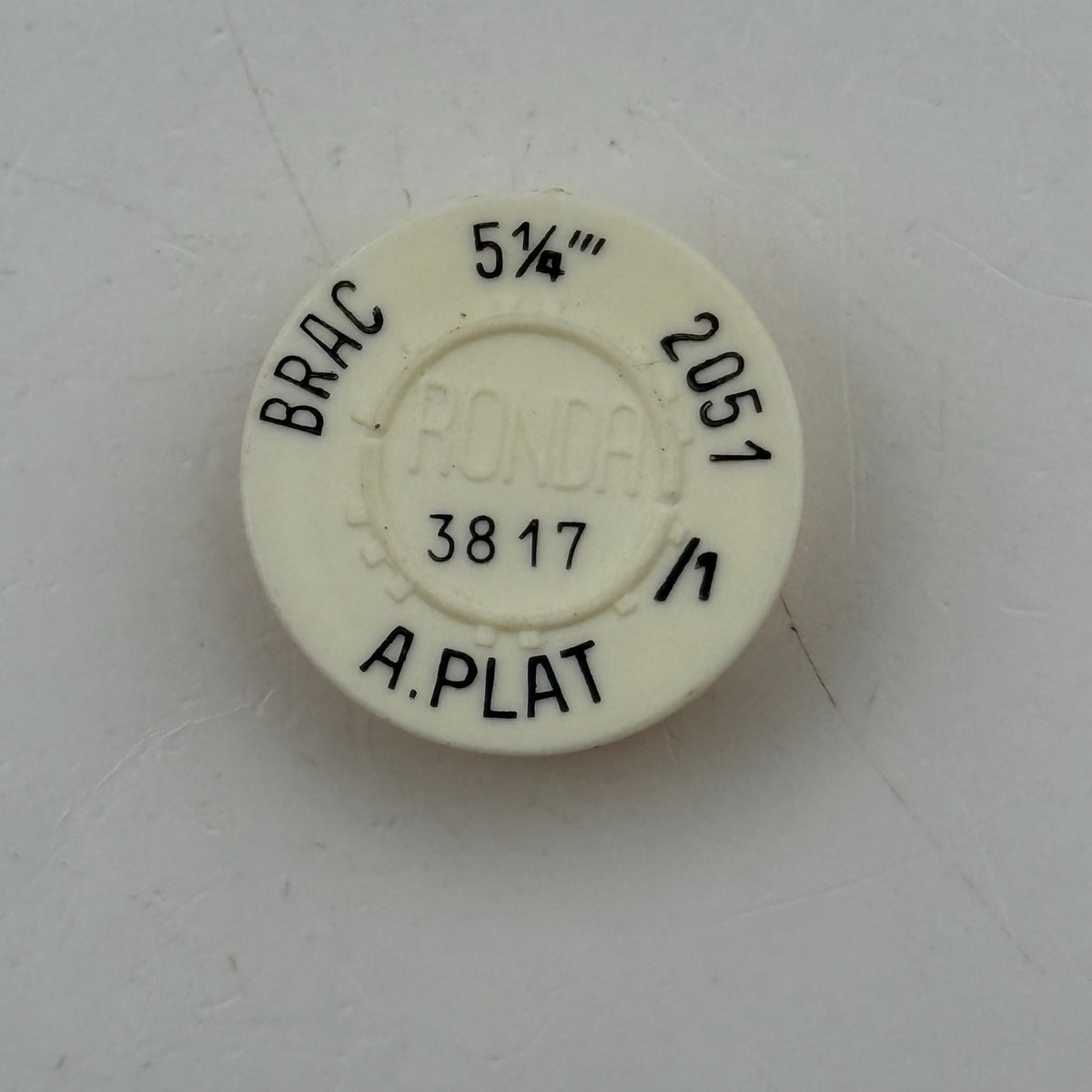 Brac 2051 /1 Balance Wheel Complete And Spring 5¼’’’ 3817 Watch Movement Parts
