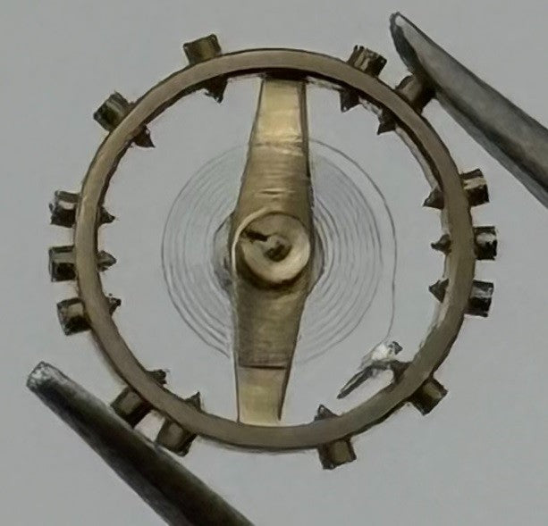 AS 976 1012 Balance Wheel Complete And Spring Renata Watch Movement Parts NOS