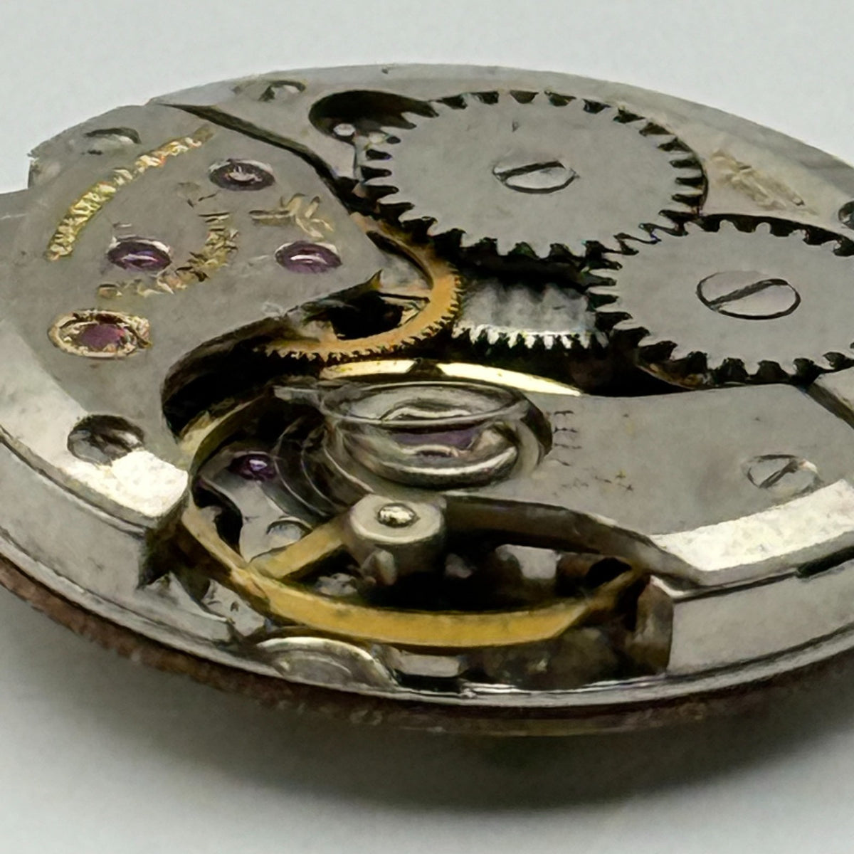 Cyma Synchron Cal 13 Watch Movement Swiss 17 Jewels Vintage Parts Repair 17.4mm