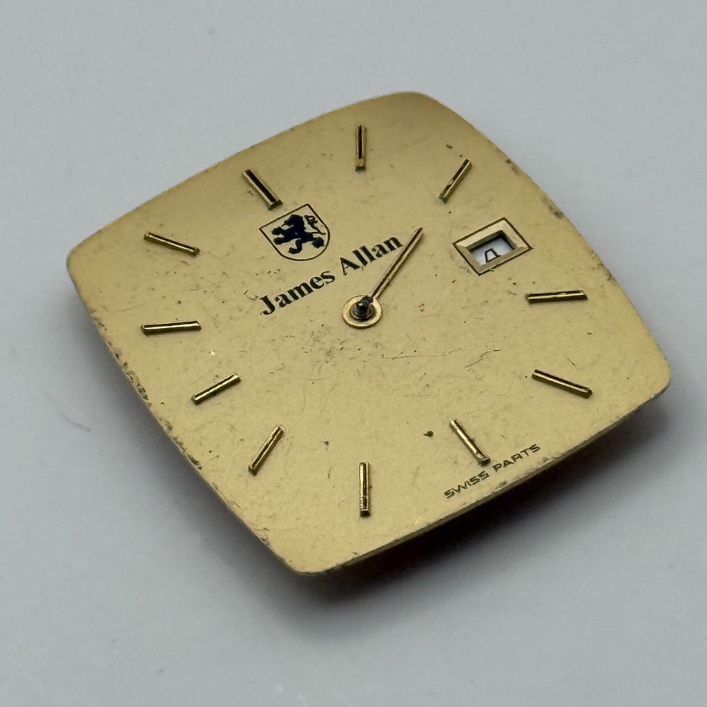 ETA 956.414 Watch Movement UNTESTED Quartz James Allan Swiss 7J Parts 19.7mm