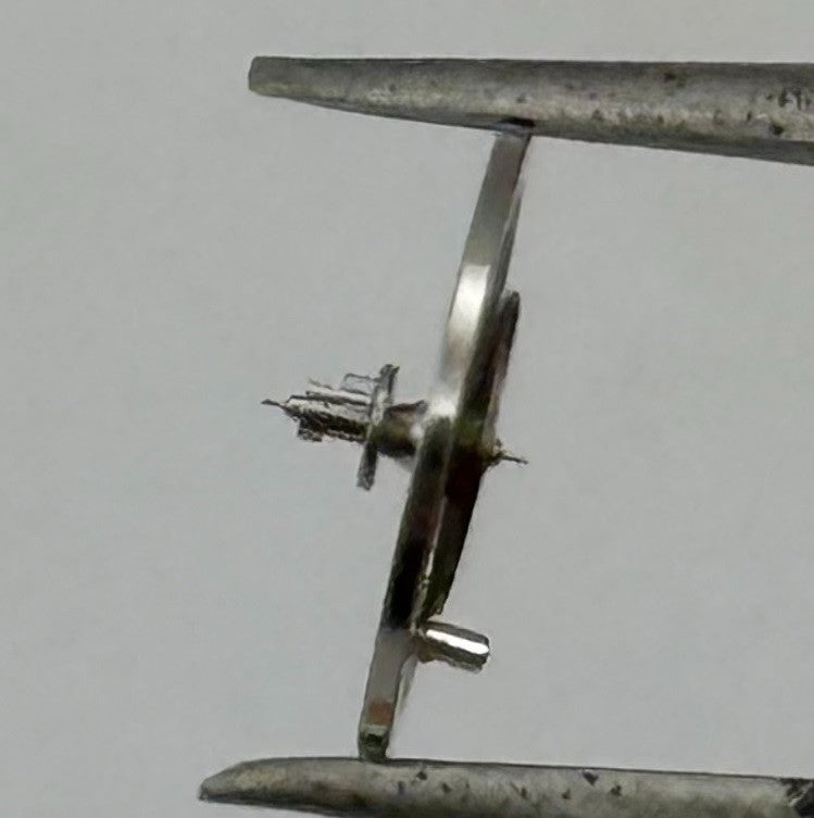 EB 1297 Balance Wheel Complete And Spring 5¼’’’ 201 Watch Movement Parts NOS
