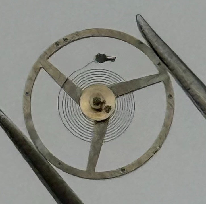ETA 2487 Balance Wheel Complete And Spring 5½’’’ 5153 Watch Movement Parts NOS