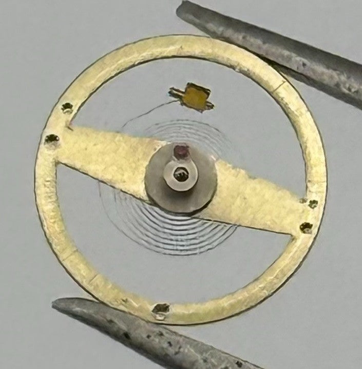 RL 8013 Balance Wheel Complete And Spring Ord &Kif Inca Watch Movement Parts NOS