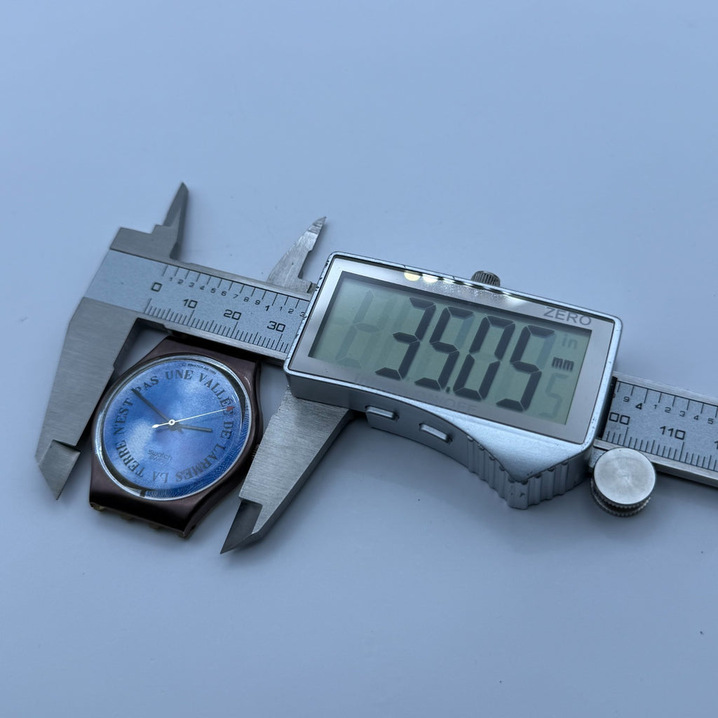 Vintage Swatch Watch GX112 Croque Monsieur 1989 ETA Quartz Swiss 34mm Parts 