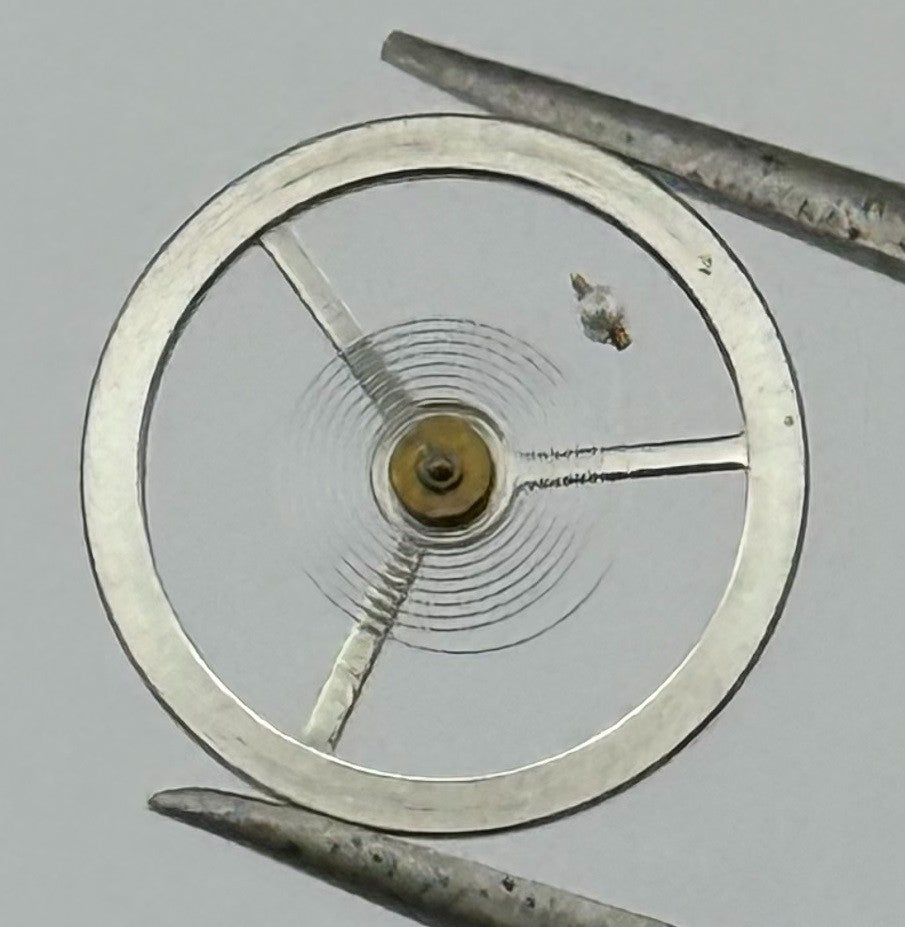 EB 1197 Balance Wheel Complete And Spring 10½''' 109 M Watch Movement Parts NOS