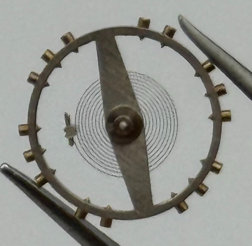 AS 1336 Balance Wheel Complete And Spring 11½''' Watch Movement Parts NOS
