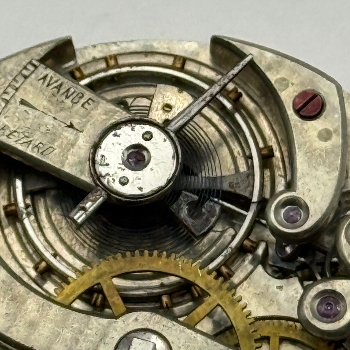 Max Gugenheim Neveu Pocket Watch Movement High Grade Antique Hunter Parts 41.2mm